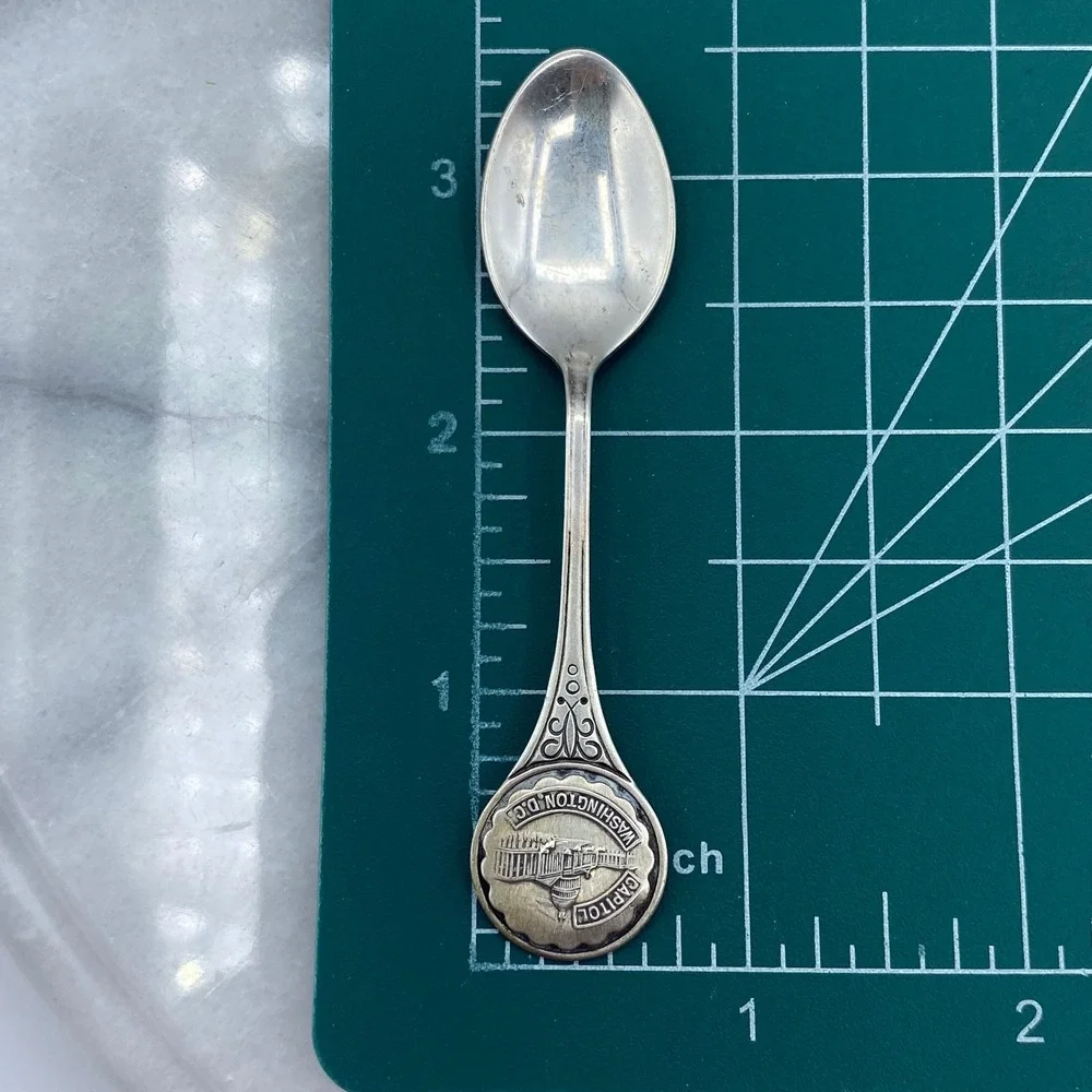 Bruce Sterling Souvenir Spoon Silver Washington DC Capitol Vintage 3.5